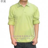 秋裝特價批發 高仿男裝翻領Polo T恤，打造時尚商務新風尚